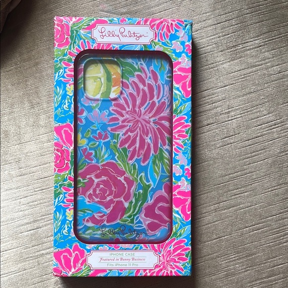 Lilly Pulitzer Other - Lilly Pulitzer Pink and Blue Floral 11pro Phone Case
